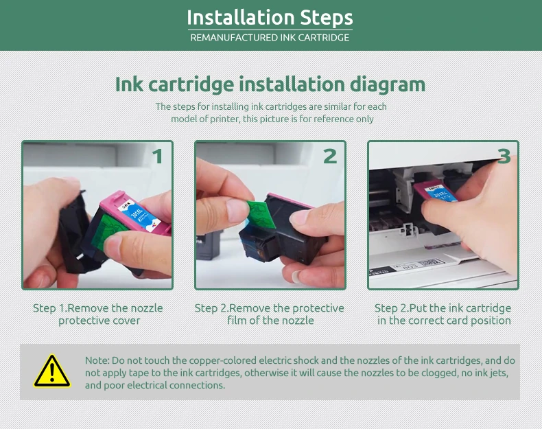 Icehtank 304XL Ink Cartridge Compatible for HP304 For HP 304 XL Envy 5010 5030 5032 5034 Deskjet 2632 2630 2620 3720 3721 3723 epson printer ink