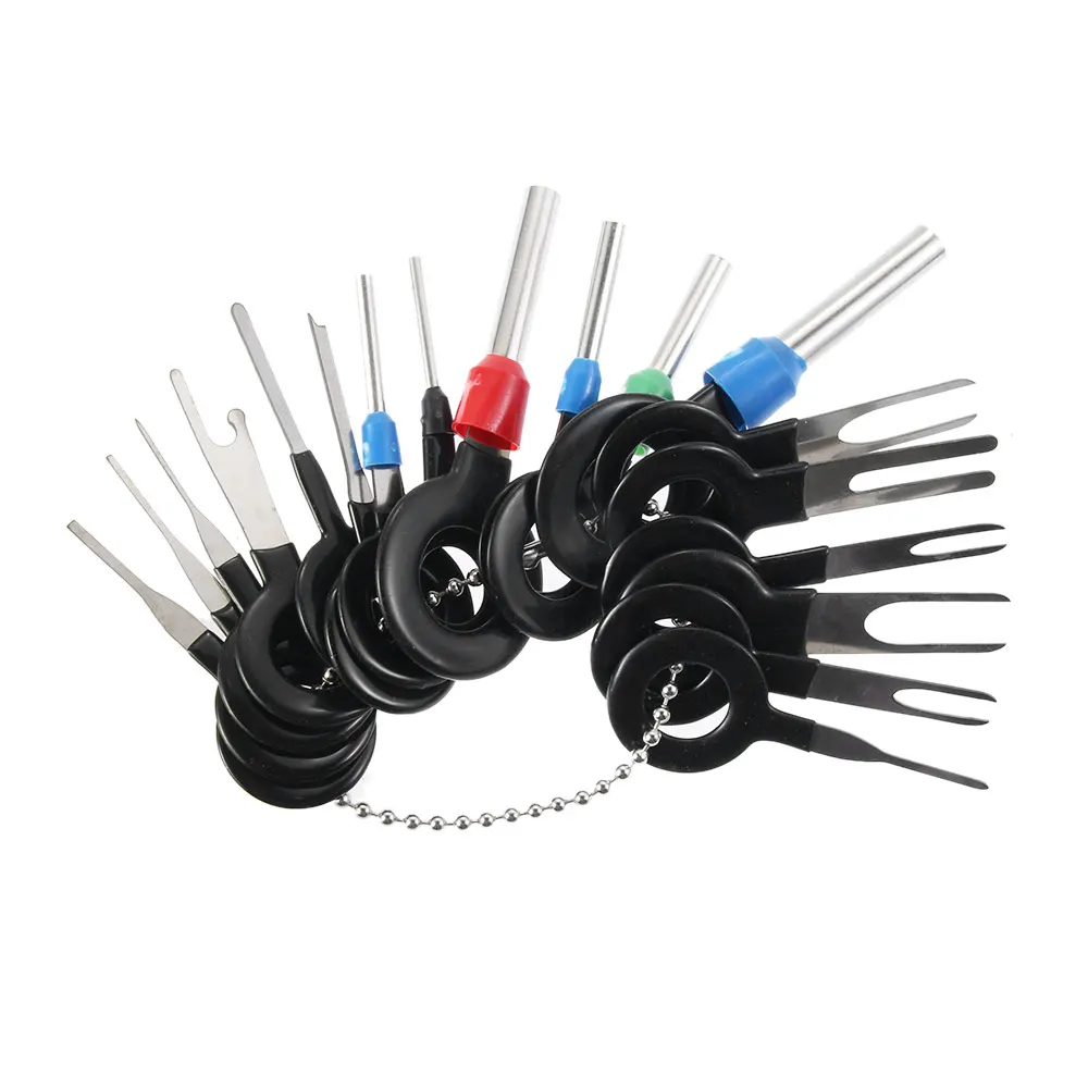 21/36Pcs Car Plug Terminal Remove Tool Set Key Pin Car Electrical Wire Crimp Connector Extractor Kit Accessories