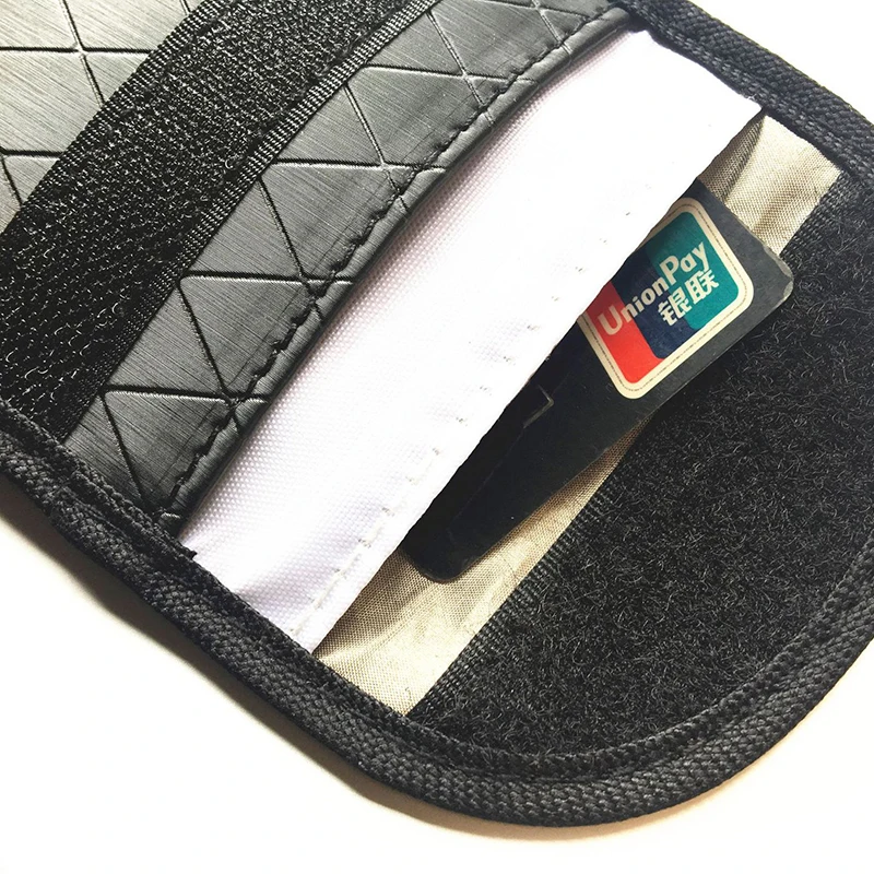 RFID Electromagnetic Shielding Car Keys Wallets Faraday Anti Theft Bags FOB Signal Blocker Pouch for Privacy Protection BAG1071