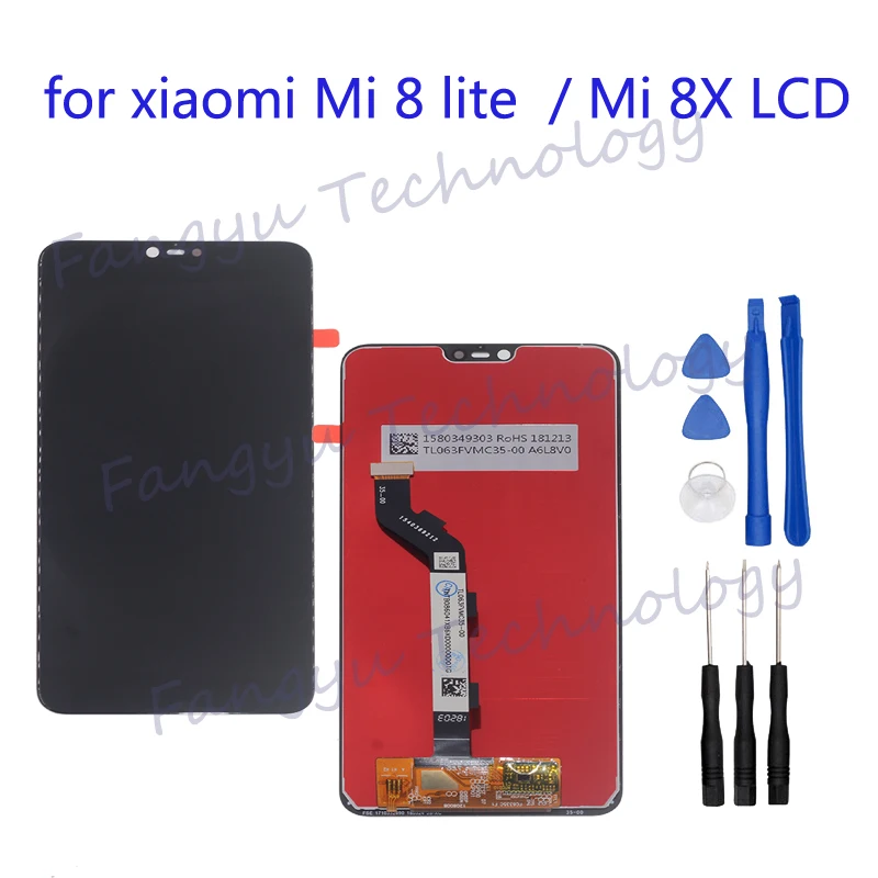 

For Xiaomi Mi 8 Lite LCD touch screen digitizer for xiaomi Mi8 lite Mi 8X mi8 display repair parts high quality display + tool
