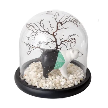 

4sets/pack 20*25cm Black Base Glass Dome Home Decoration Diameter=20cm Height=25cm Glass Cover Wedding DIY Friend Favor Gift