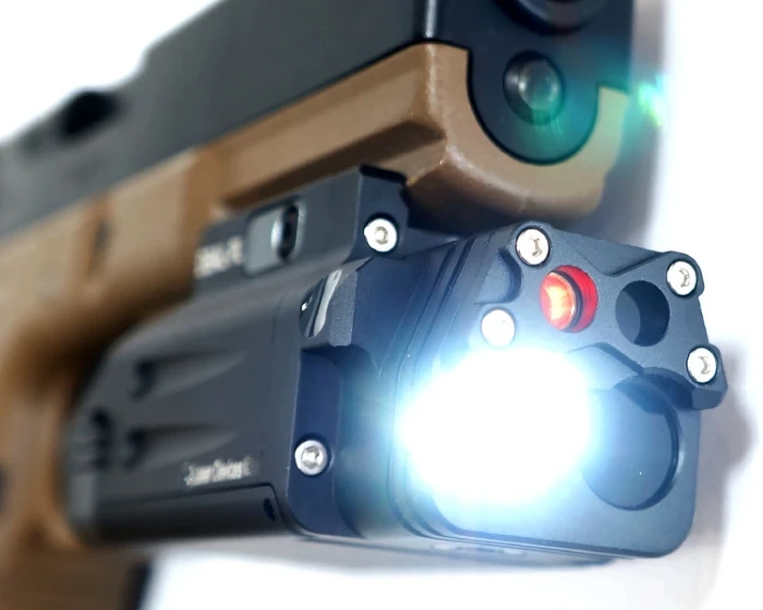 Tático de Alumínio Arma de Caça Dbal-pl Arma Ponteiro Laser Vermelho Levou Lanterna Pistola Rifle Airsoft Cnc Luz ir Mod. 1266824 3 Tático de Alumínio CNC DBAL-PL Arma Luz