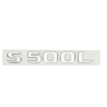 

S500L Letters Car Trunk Sticker For AMG Mercedes Benz W220 W221 W169 W216 X204 Benz Car Accessories Emblem Badge Sticker Decals