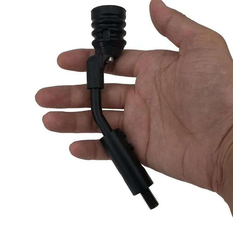 

Archery Compound Bow String Stop Suppressor Bracket Mount Stabilizer Silencer String Level Bow Rod Black Damper Hunting