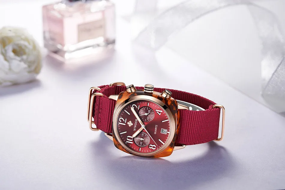 Montre à Quartz bracelets Nylon mode femmes
