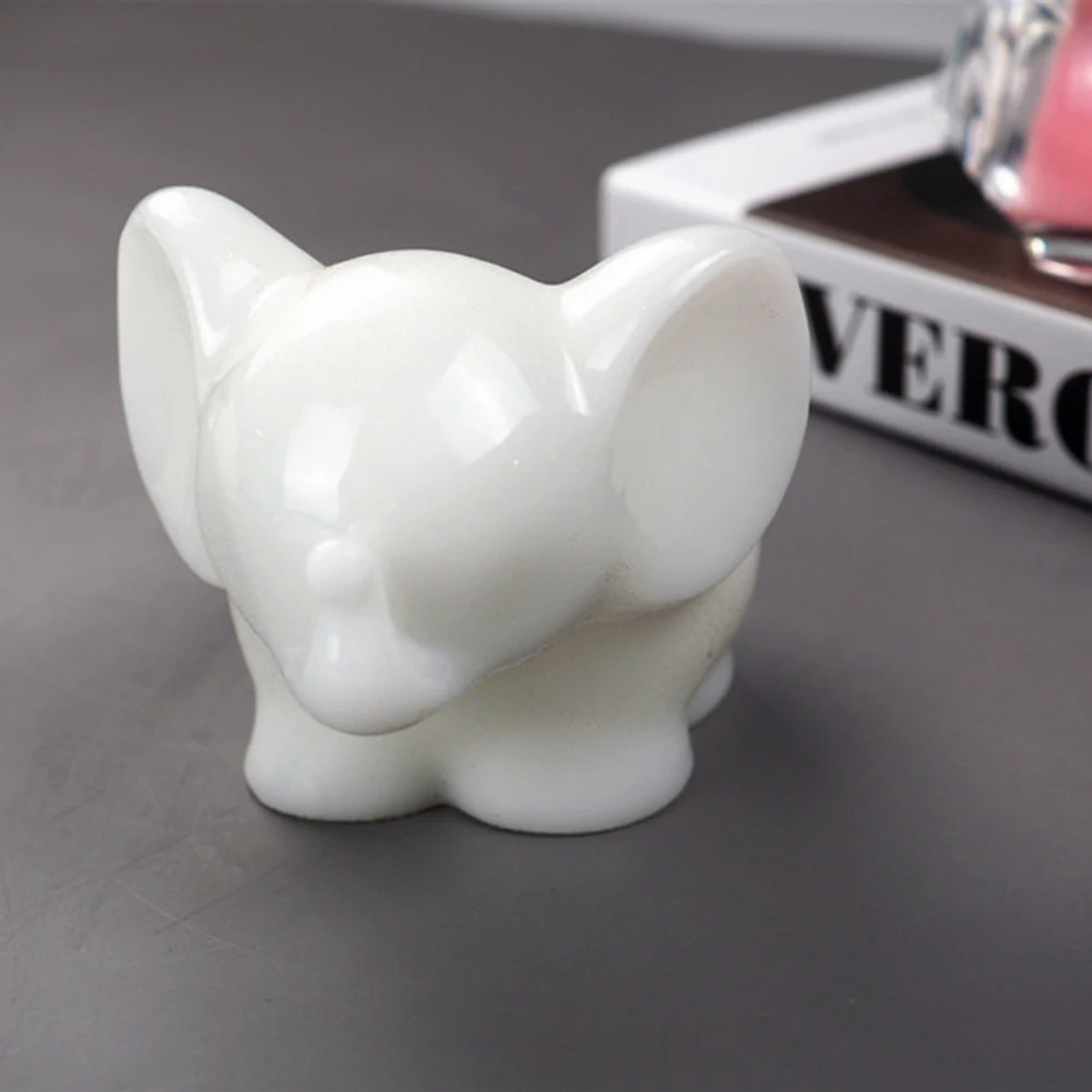 Популярная сделай сам эпоксидная смола 3D слон ракушка макияж яиц морская