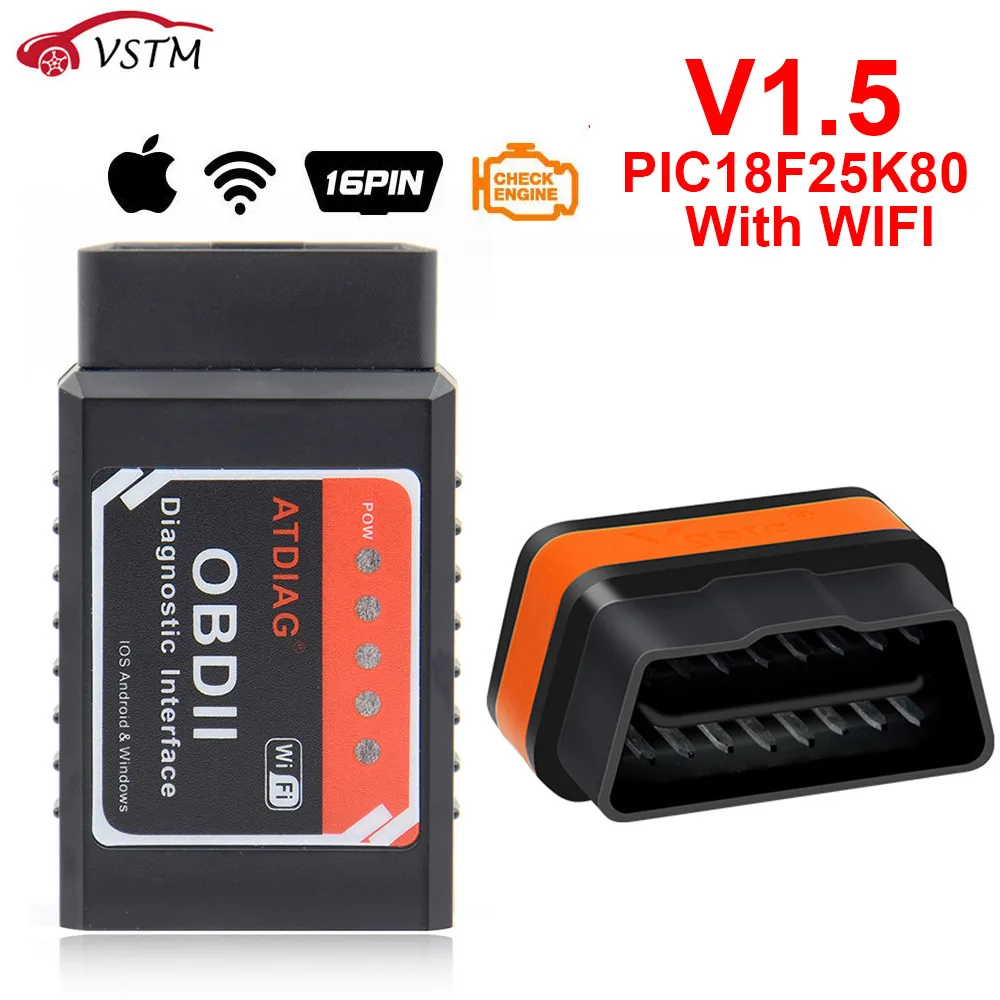 Диагностический инструмент Vgate icar2 компактный сканер OBD2 Bluetooth для