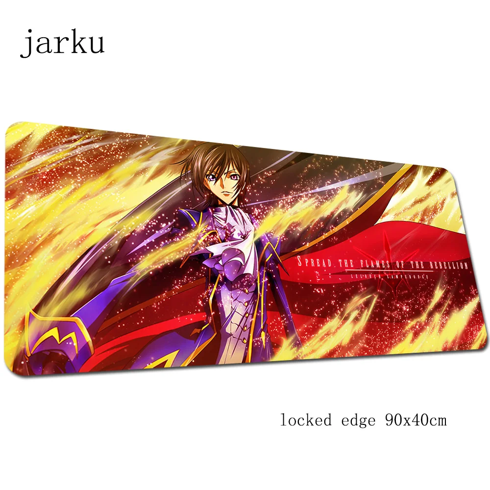 Код Geass коврик для мыши из натурального каучука 900x400x2 мм игровой коврик для мыши геймер Коврик для мыши подарок для мальчика большой компьютерный стол коврик для мыши