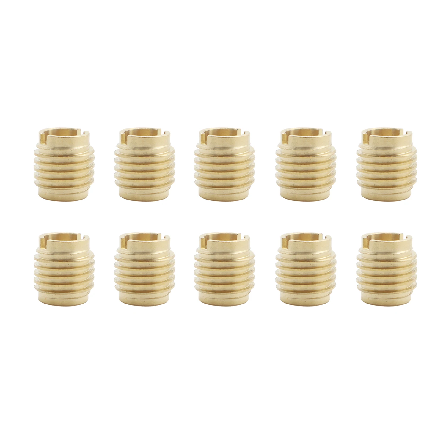 10pack Brass Dual Threaded Insert for Wooden Tap Handle Beer Tap Handle