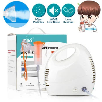

Adjustable Compressed Atomizer multifunctional Low noise Nebulizer Medicine Inhaler Air Compression Homely Atomizer
