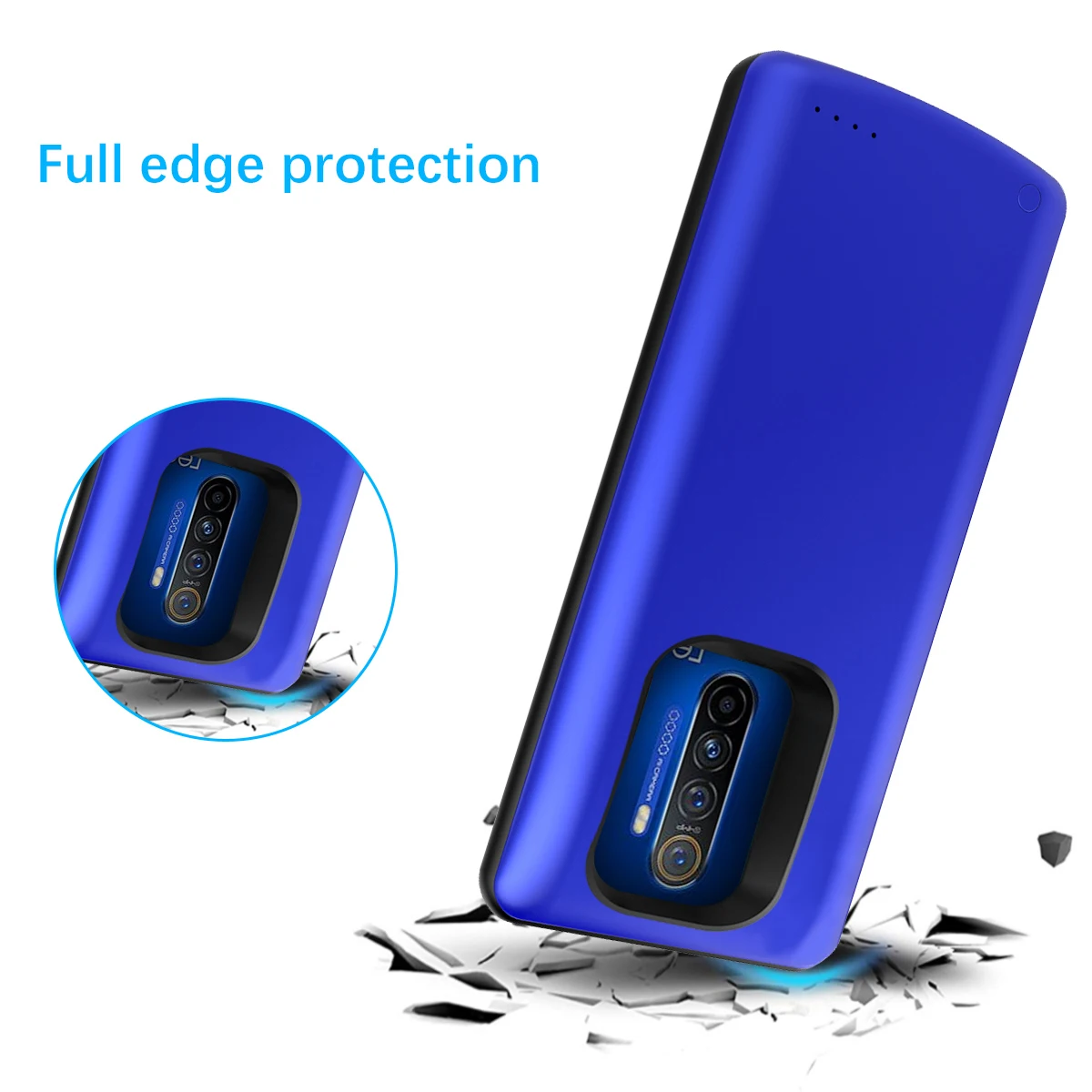 Чехол для зарядного устройства для Oppo Realme X2 Pro, 6500 мА/ч, Дополнительный внешний аккумулятор, защитный чехол для OPPO Realme X2 Pro, чехол для аккумулятора