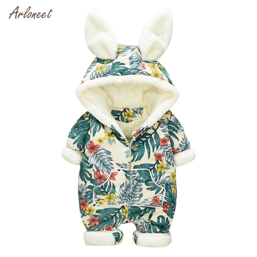 ARLONEET/Коллекция года, осенне-зимняя одежда для новорожденных, одежда для маленьких девочек, комбинезоны, Детский костюм для мальчиков, Комбинезоны для младенцев, хлопковый комбинезон