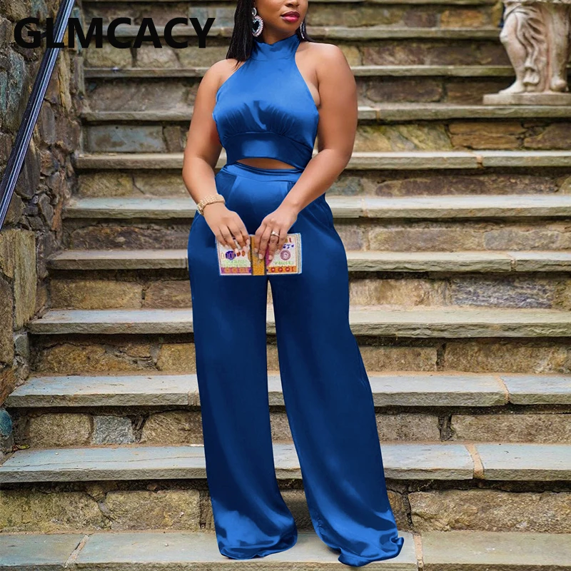 Satin Two Piece Set Pants Top | Two Piece Satin Set Clothes | Satin Top  Trouser Set - Pant Sets - Aliexpress