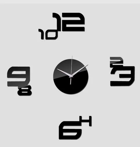 Acrylic DIY Coffee Cup Fashion And Personality Digital Wall Clock Decoration Living Room Library Bedroom Wall Clock Mute Wall Cl