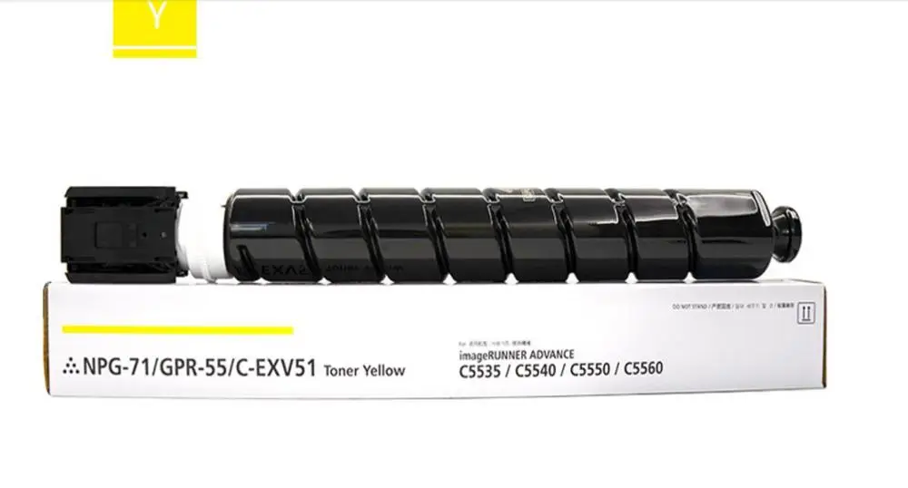 Картридж тонера для копиров NPG71 GPR55 C-EXV51 совместим с Canon C5560/C5550/C5540/5535 картридж для цветного принтера KCMY 4 шт./лот