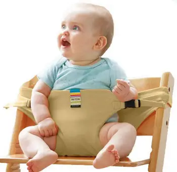 

50pcs Baby Dining Chair Safety Belt Portable Seat Lunch Chair Seat Stretch Wrap Feeding Chair Harness baby Booster Seat