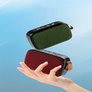 

Portable Bluetooth Speaker Stylish G2 Wireless Plug Card /AUX Audio/FM Radio /3D Surround TWS Small Audio Subwoofer Bass Box