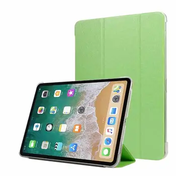 

Tablet Case for IPad Pro 11 2018 Fashion Smart PU Holder Trifold Stand+TPU Soft Silicone Back Cover for IPad Pro 11 Funda+pen