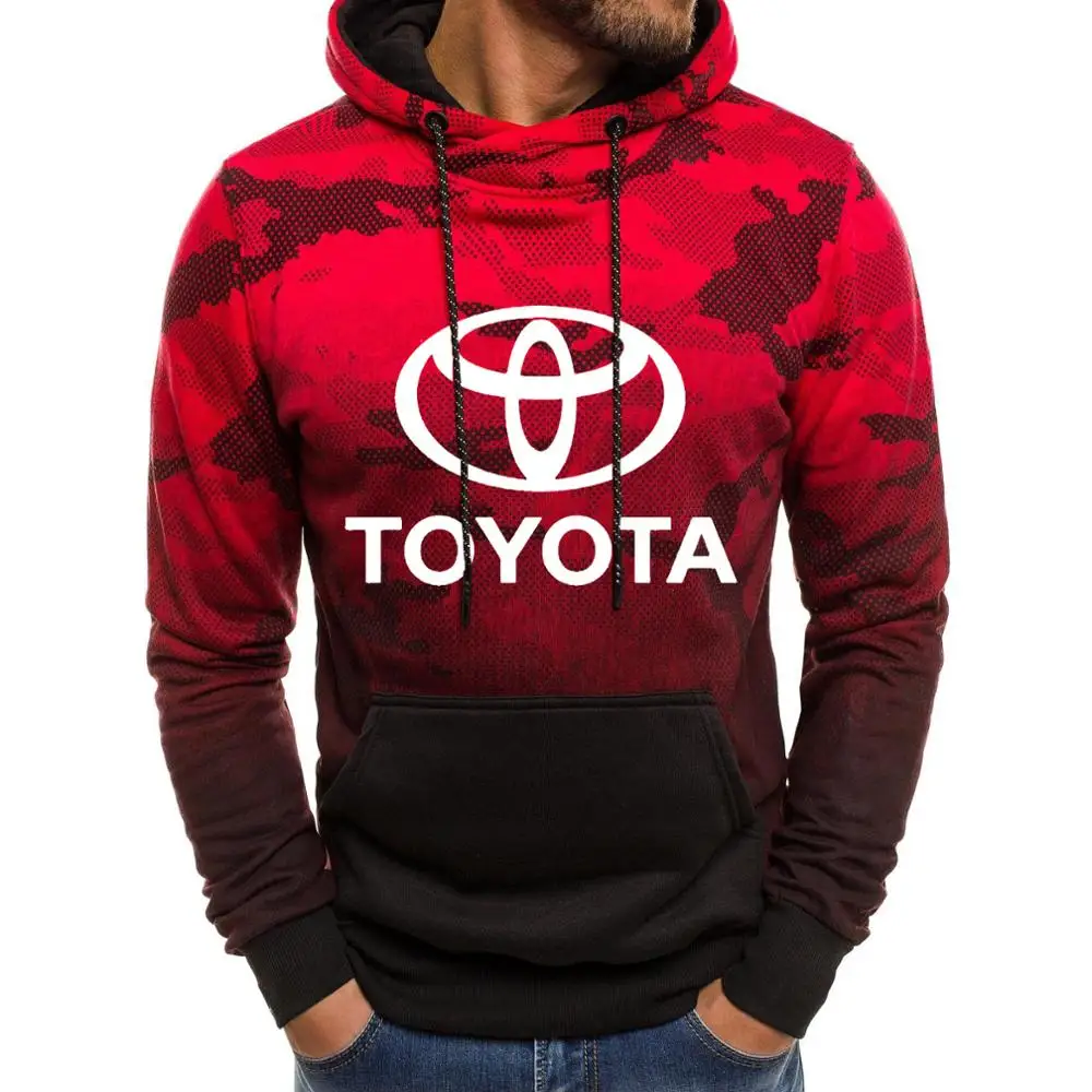 Новинка 2020 толстовка унисекс с логотипом автомобиля Toyota толстовки Мужская весна