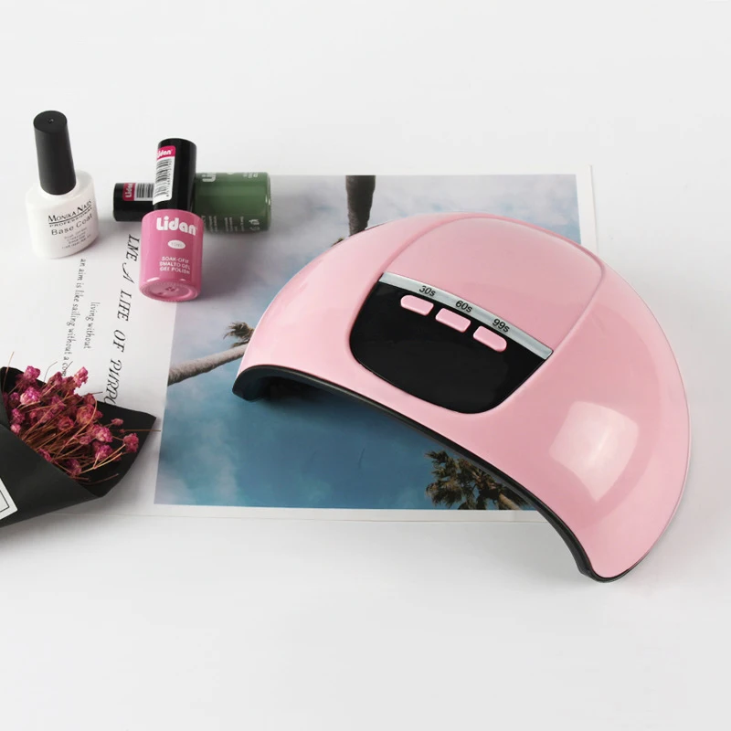 

UV LED Nail Phototherapy Lamp For Manicure Gel Nail Dryer Drying Nail Polish Lamp 3 Speed Timer Function Manicure Tool 45W