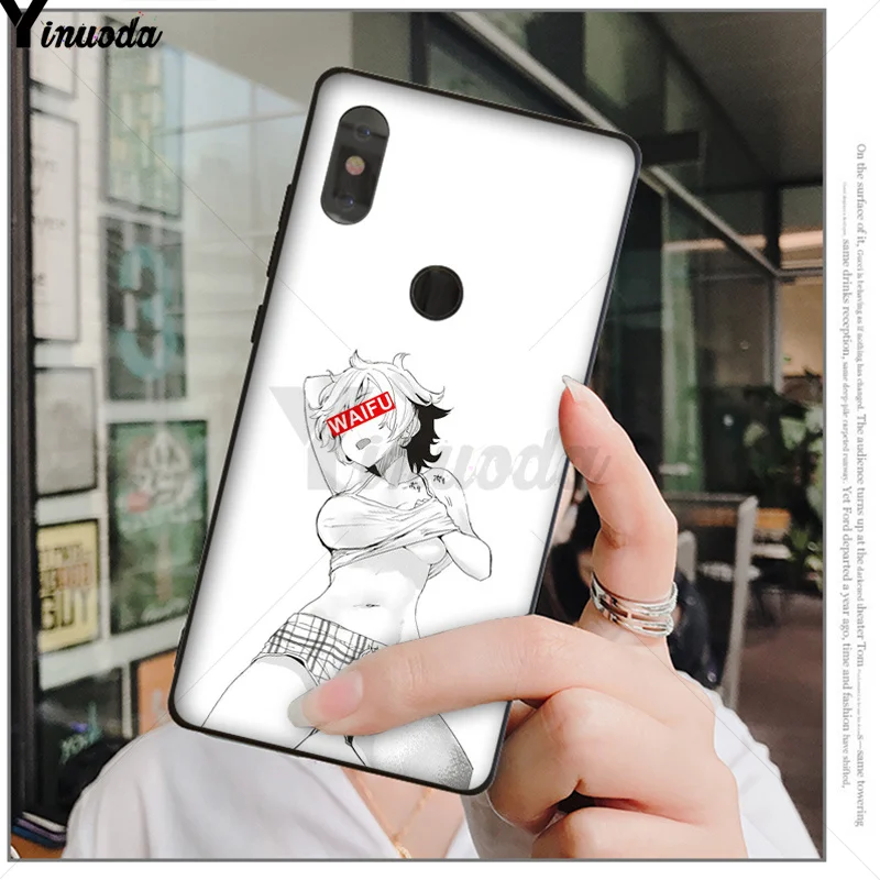 Yinuoda Sugoi Senpai аниме waifu черный мягкий чехол для телефона Xiao mi Red mi 5 5Plus 7 K20 Note5 6A mi 6 mi x2 mi x2S - Цвет: A10