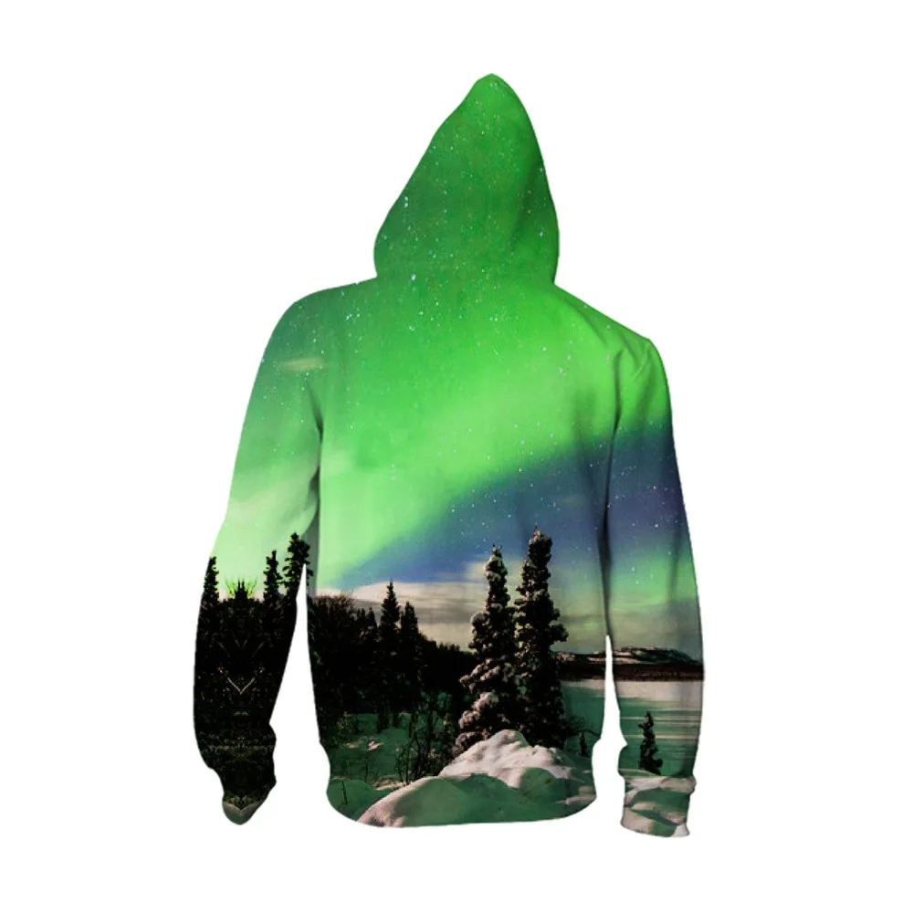 Пейзаж с Для мужчин с открытым верхом и шляпа Guard модные на молнии Для мужчин предохранитель Для мужчин, трикотажная рубашка, блуза с принтом толстовки с капюшоном