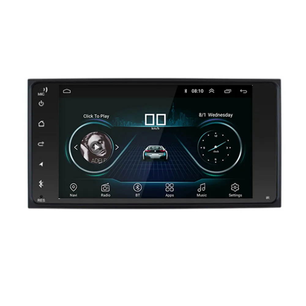 Android 8,1 подходит для Toyota old RAV4/Corolla/Vios/Hilux/фортунер ПРАДО/Terioes/CAMRY HIACE PREVIA автомобильный dvd-плеер навигация gps радио - Цвет: radio
