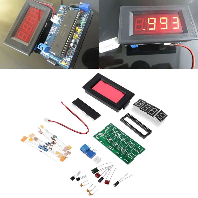 

ICL7107 Digital Ammeter Kit DIY Module DC 5V 35mA 70.6x39mm DIY Kits Amp Current Meter X4YD