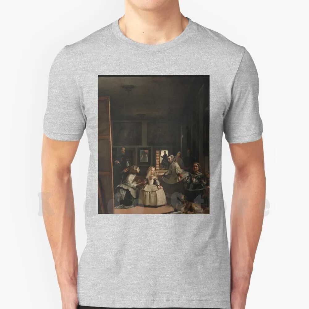 Las Meninas, Eon Velázraci, Meninas, Eon, Velazraccia T Shirt Cotone Uomo Stampa Fai-Da-Te Cool Tee Las Meninas Lunari Velázsf