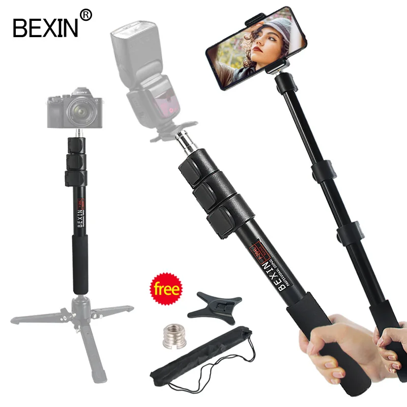 Аксессуары для вспышки BEXIN 102 см портативный ручной Кронштейн 1/4 винтовой