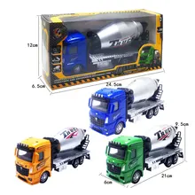 

1:38 Alloy Pull Back Warrior Engineering Vehicle Large Size Excavator Model Mixer Children's Toy Car