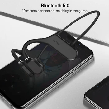 

2020 HOT Conduction Headset Bluetooth 5.0 Wireless Headphone IPX5 Waterproof Headset Sport Earphone Foldable Handsfree Headsets