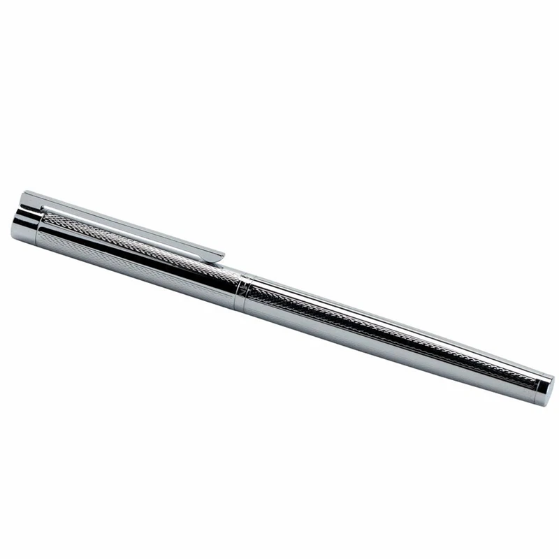 JinHao X750 новая классическая Серебряная перьевая ручка CT и 126 Исполнительный Полный