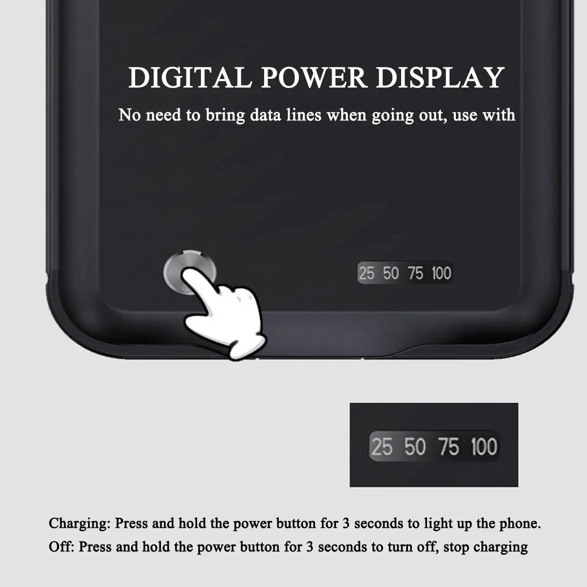 LEORY 5000mAh power Bank чехол тонкий телефон Чехол-аккумулятор зарядное устройство для iPhone 11 6,1 ''/11pro max 6,5''/11pro 5,8''