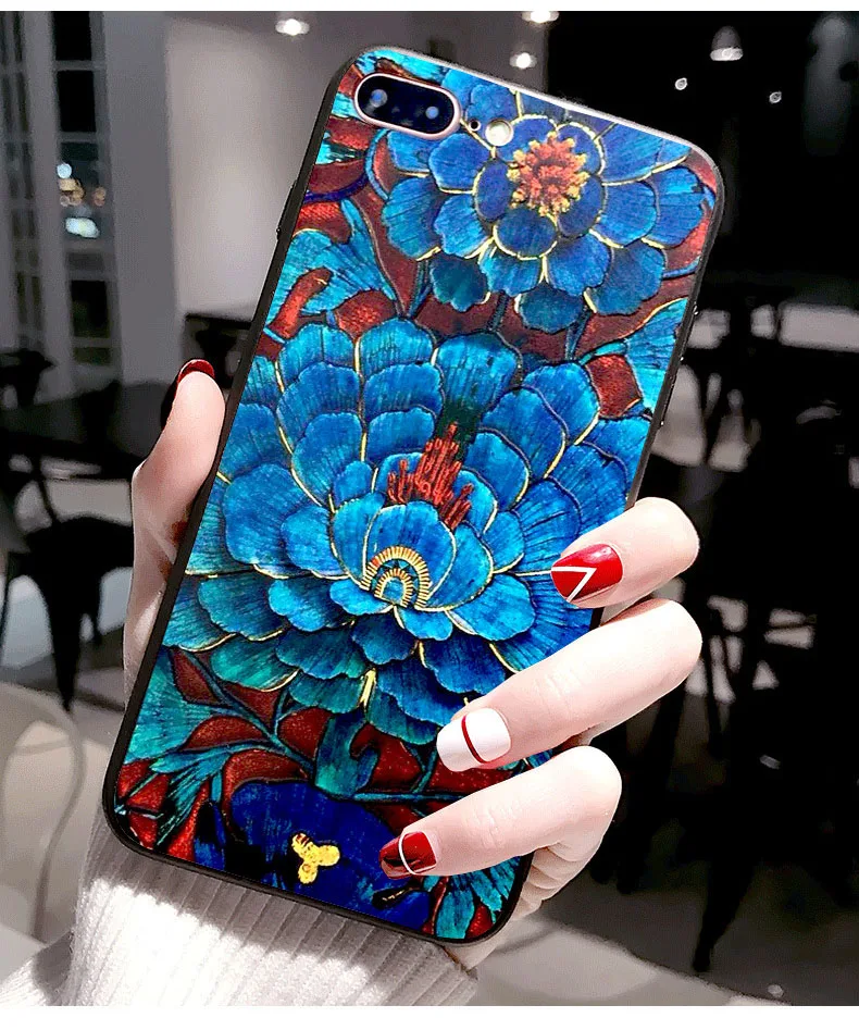 23 3D рельефный чехол для телефона с цветочным рисунком для Asus Zenfone 5z ZS620KL ZE620KL Zenfone 3 ZE552KL Zenfone 4 ZE554KL чехол для телефона чехол из термополиуретана и силикона - Цвет: 23