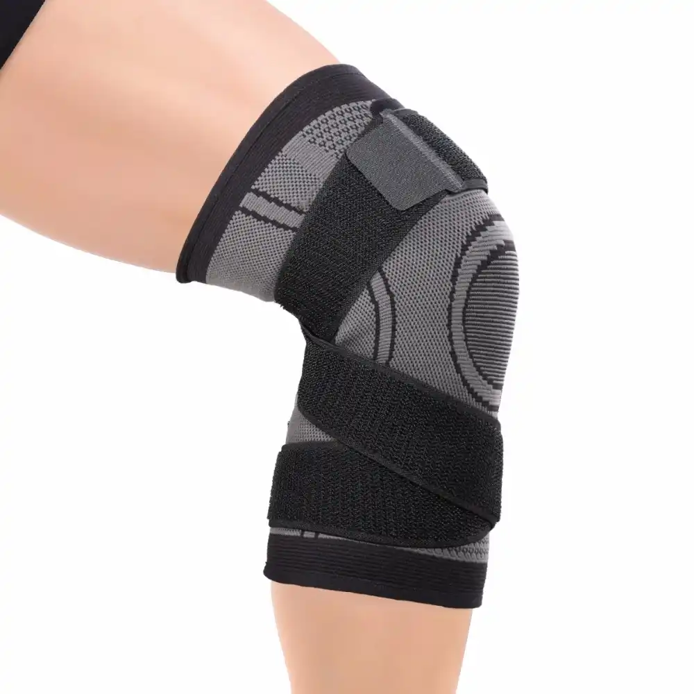 Výsledok vyhľadávania obrázkov pre dopyt Bandage Knee Support Braces Elastic Nylon Sports Compression Pad grey