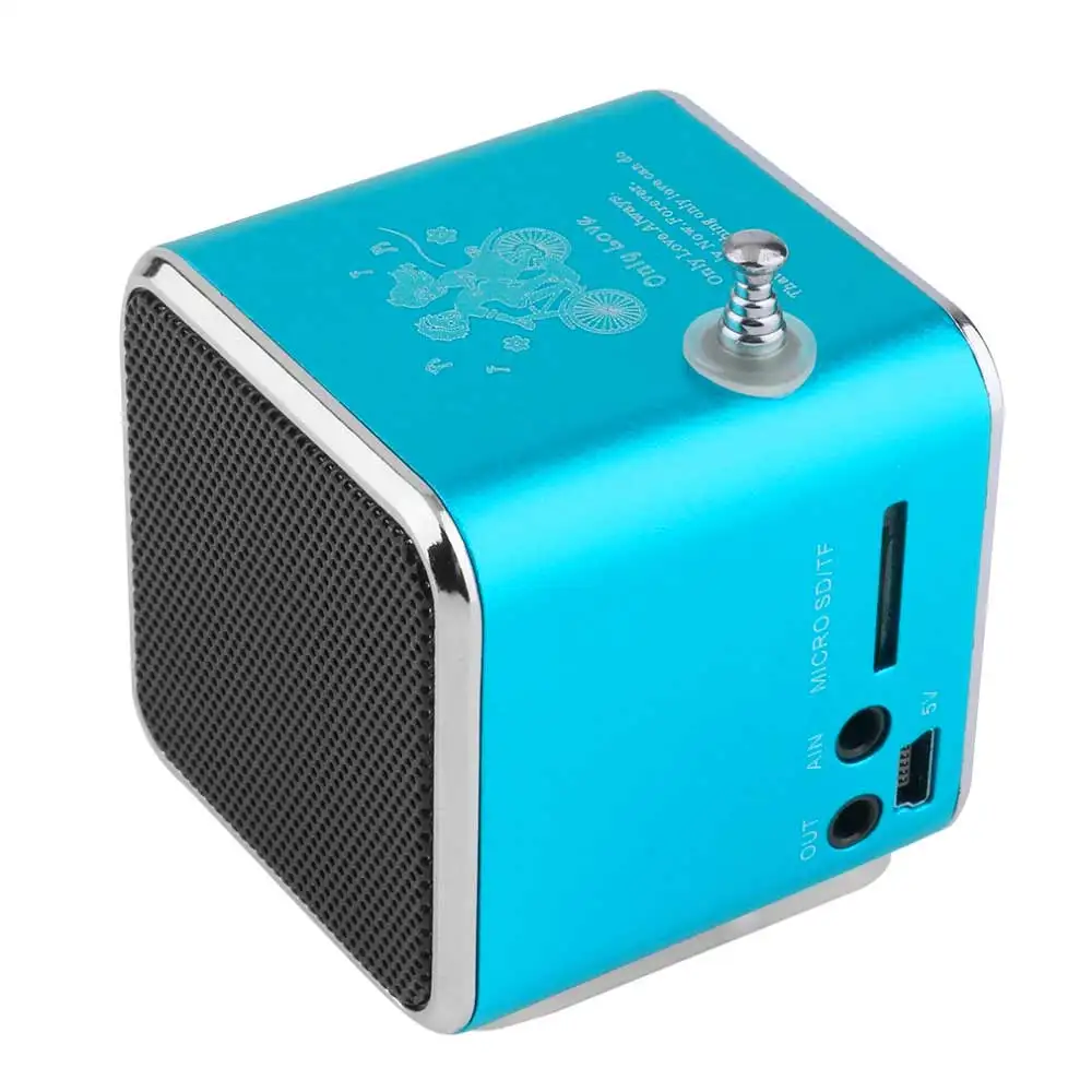 Vapeonly портативная мини колонка с FM радио USB стереоколонка цифровым ЖК дисплеем