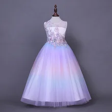 Нарядная праздничная одежда для свадьбы; ; Красивая сетчатая юбка-пачка; платье для выступлений для девочек