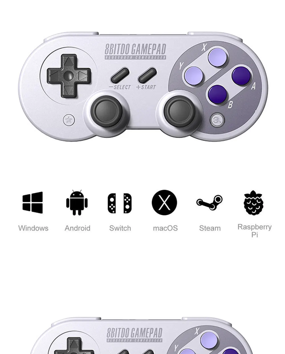 8BitDo SN30 Pro беспроводной Bluetooth геймпад контроллер с джойстиком для Windows Android macOS nintendo прерыватель пара
