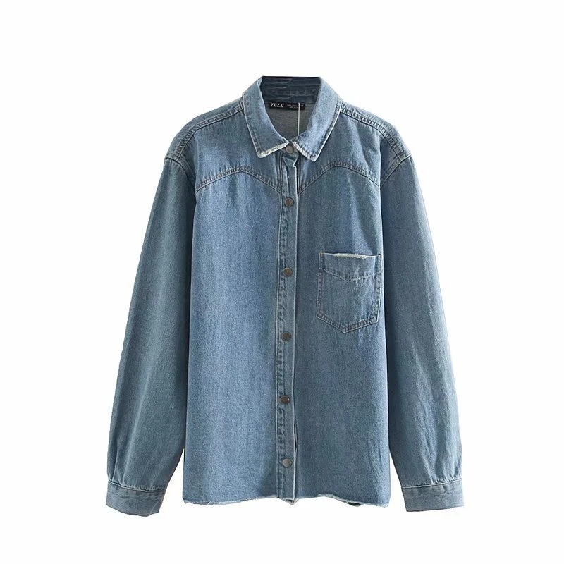 women's denim shirt jacket