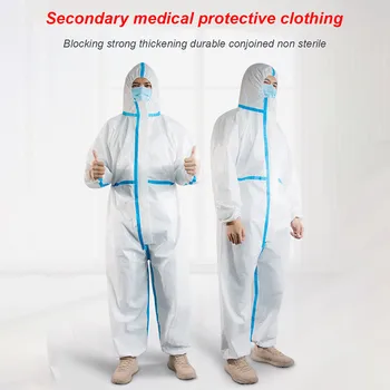 

Hooded Anti-splash Raincoat Protection Prevention Jumpsuit Clothing Anti-Static Coat Without Raincoats For Outdoor Wearing 2020
