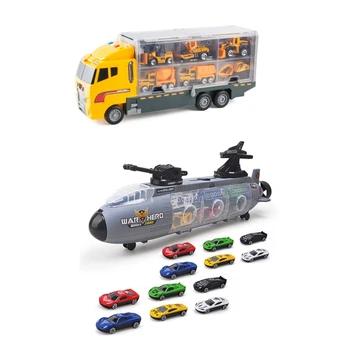 

2 Set Mini Alloy Car Model Building Kits Classic Toy Yellow & Gray