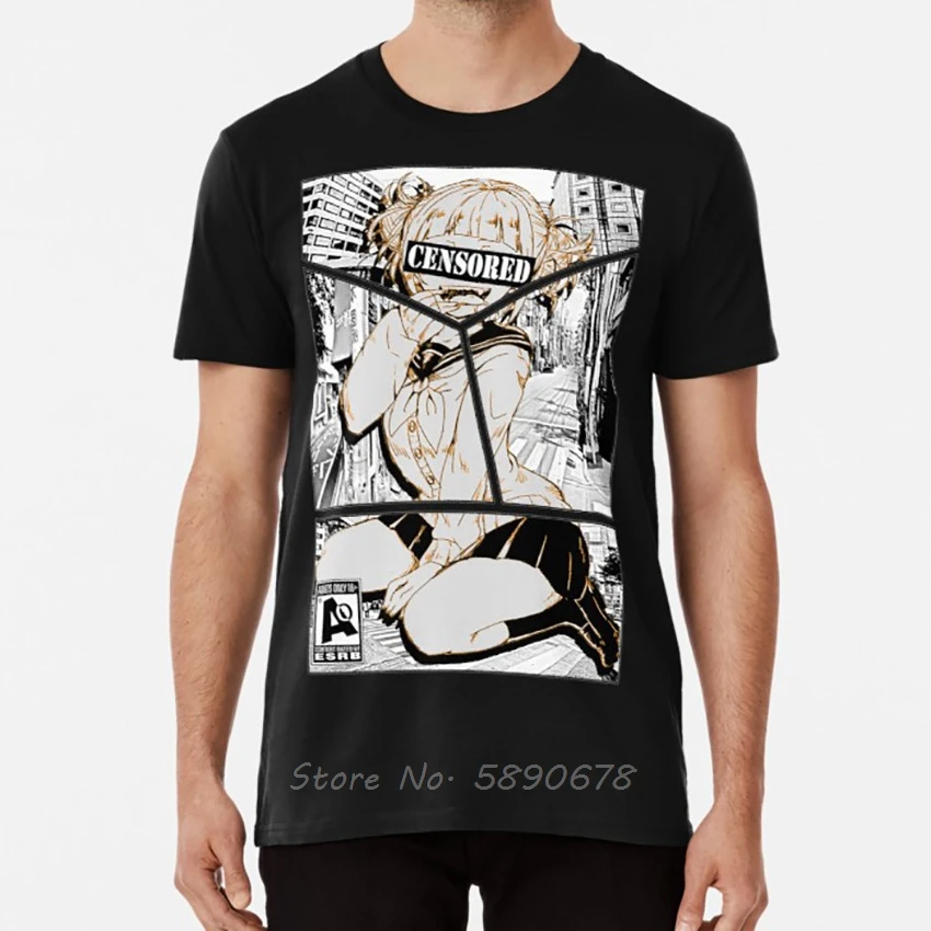 Футболка с особой редактировкой футболка химико Тога манга Манга Девушка из