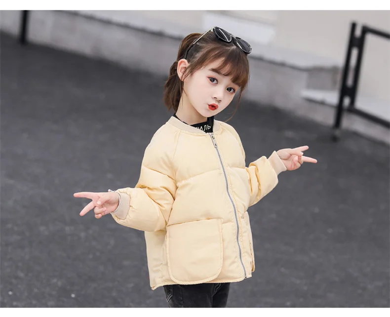 Girls Winter Jackets Kids Coat Children Jacket Kids Warm Bread Outewear Boys Tops Parkas Down Jacket Girl Casual Autumn Parkas