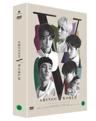 [MYKPOP] ~ 100% Официальный оригинал ~ мир SHINee V в Сеульском 2DVD + фото книга + плакат, KPOP вентиляторы коллекции-SA19082415