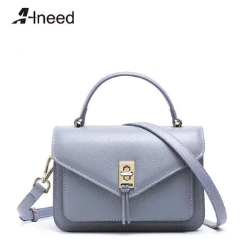

ALNEED Designer Bags Famous Brand Women Bags 2019 Genuine Leather Small Crossbody Bags Ladies Shoulder Clutch Fashion Flap Purse