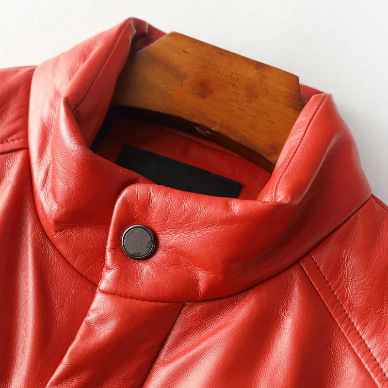 Мужской пуховик из 100% натуральной кожи теплая куртка 2020 овечьей пальто для зимы