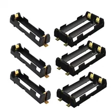 

1/2 slot 18650 Series Batteries Holder Box Storage Case Container Power Bank With Bronze Pins Rechargeable Drop Ship Wholesale