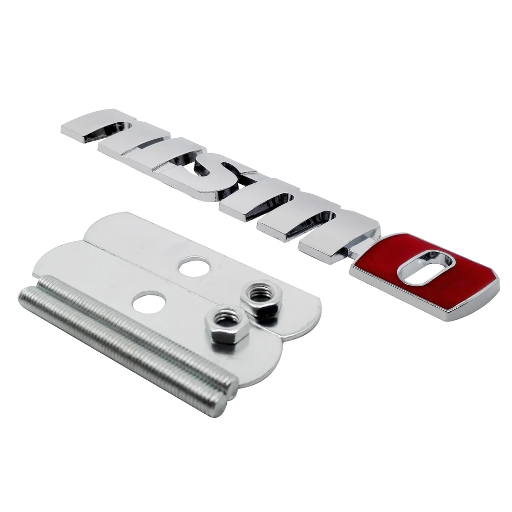 Металлическая 3d наклейка с эмблемой передней решетки автомобиля для Nissan Nismo Altima