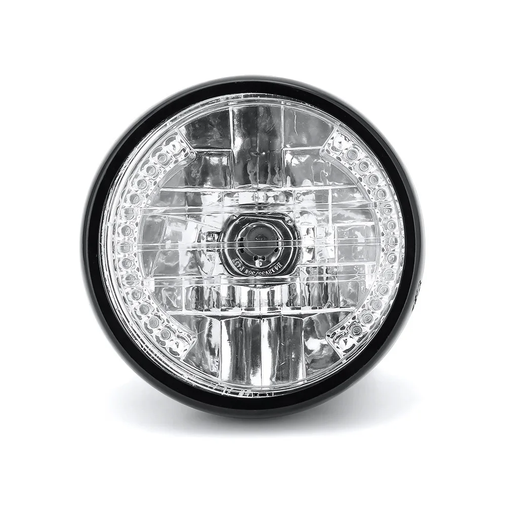 Special Offer of  Universal 7" inch Motorcycle Headlight Lamp Amber LED Turn Signal Indicator With Bracket 12V LED He